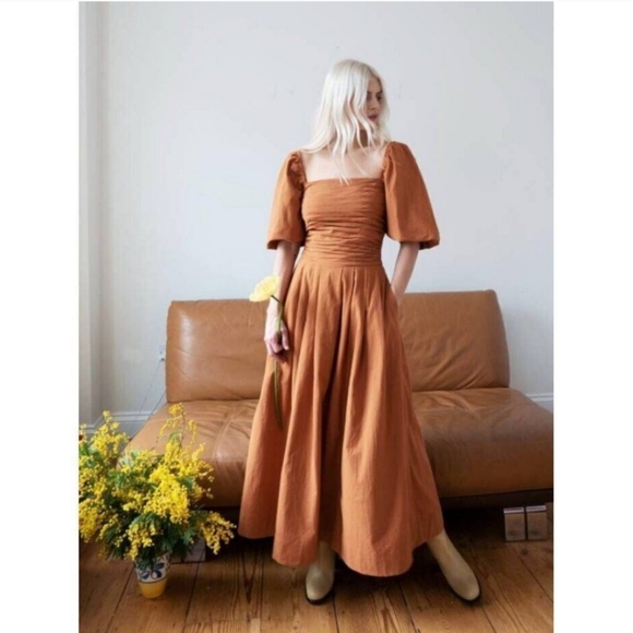Free People Ain't She A Beaut Midi Dress XS - Picture 2 of 10